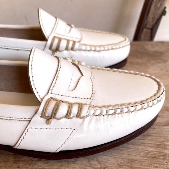 RALPH LAUREN Leather Loafer Bench Made Maine USA!! - Picture 13 of 14